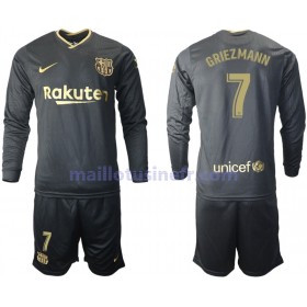 Maillot de Foot FC Barcelone Antoine Griezmann 7 Extérieur 2020-21 Manches Longues - Enfant